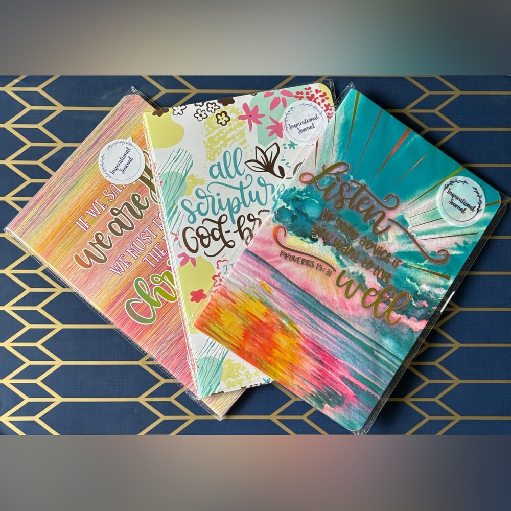 Three Crown Jewlz Inspirational Journals New